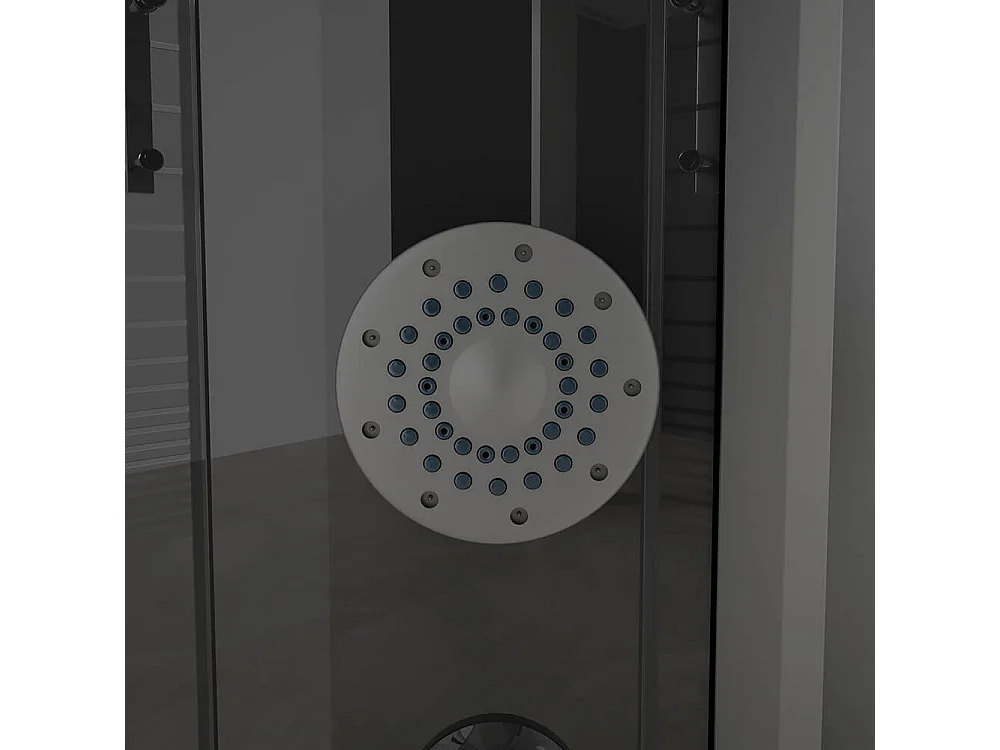 Home Deluxe Cabine de douche BLACK PEARL 100 x 100 cm