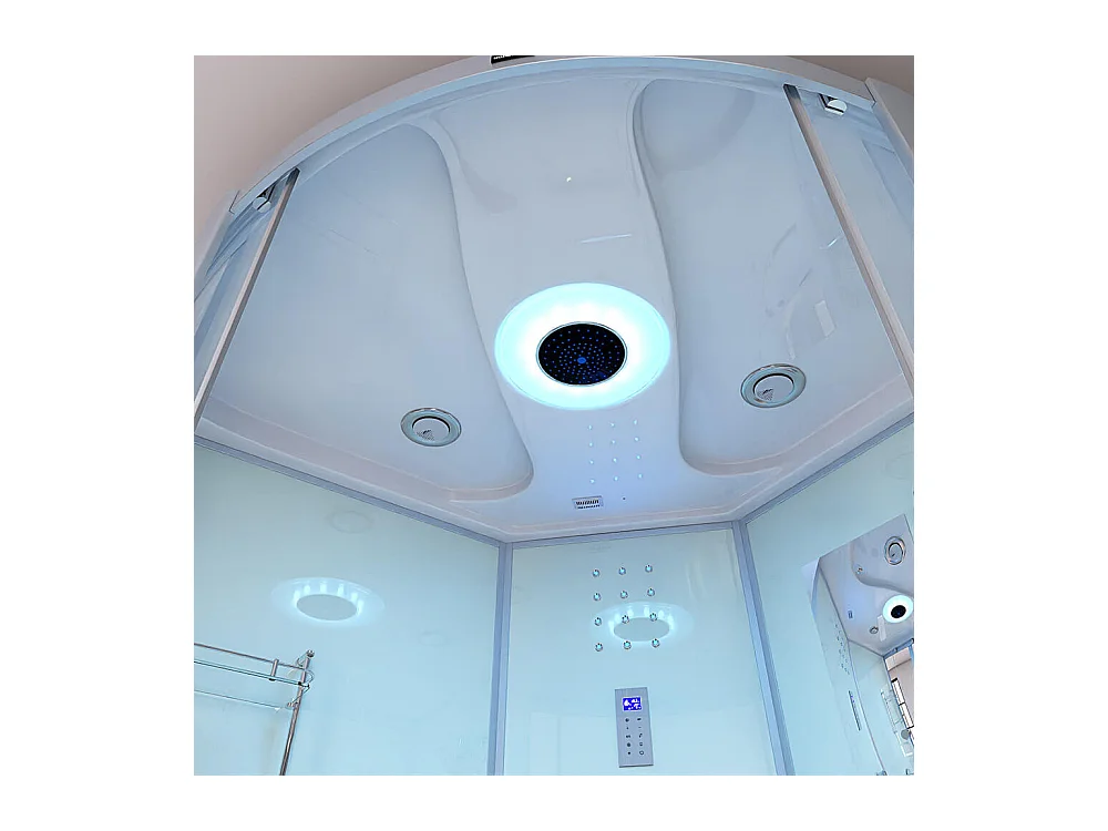 Home Deluxe Douche à vapeur EXCLUSIVE Blanc