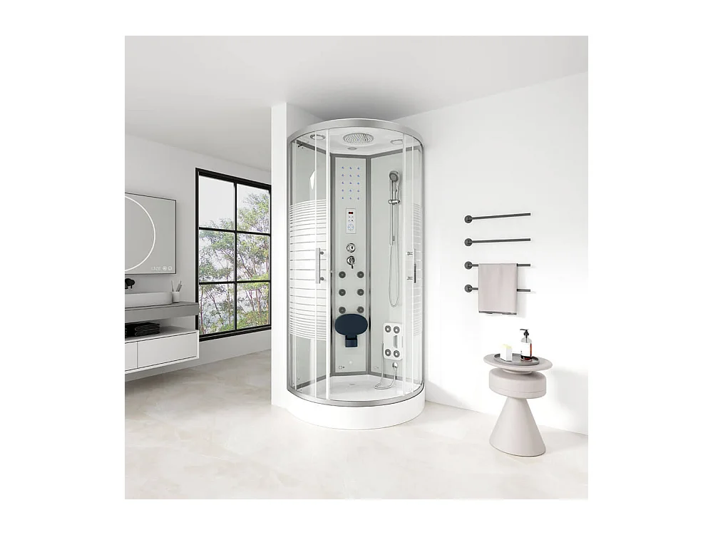 Cabine de douche Home Deluxe WHITE PEARL 90 x 90 cm