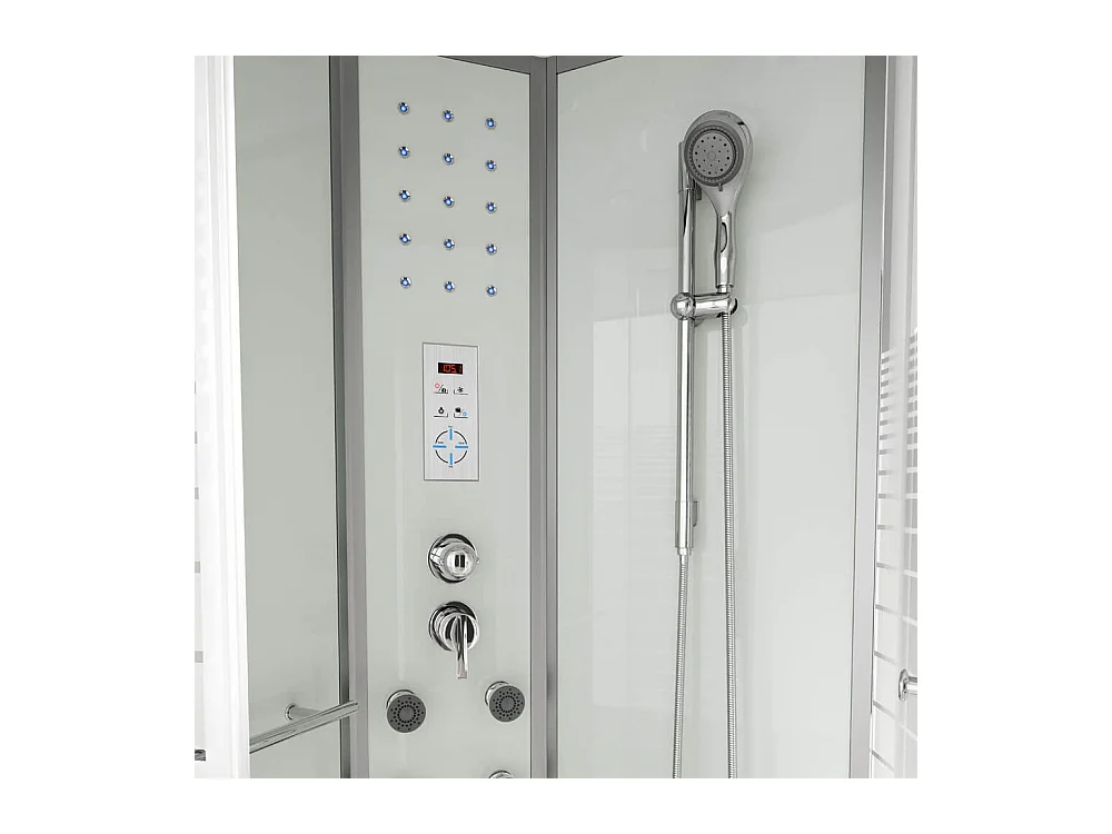 Cabine de douche Home Deluxe WHITE PEARL 90 x 90 cm