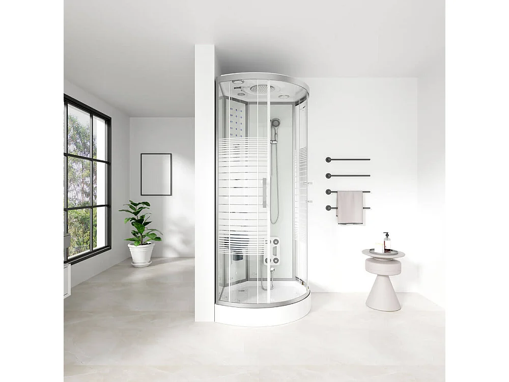 Cabine de douche Home Deluxe WHITE PEARL 90 x 90 cm