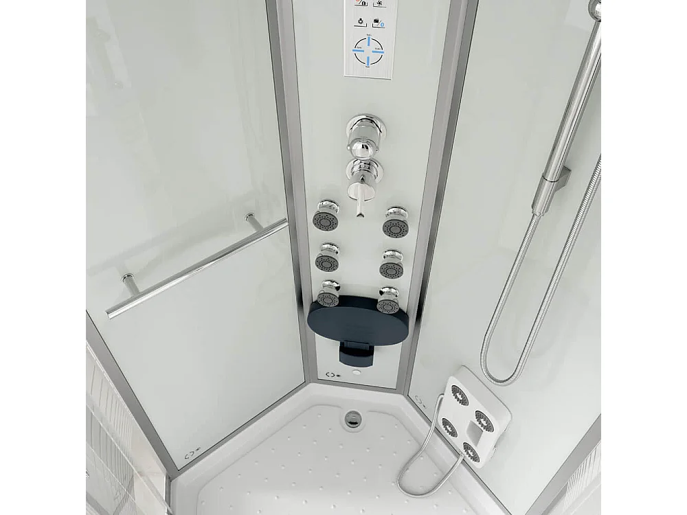 Cabine de douche Home Deluxe WHITE PEARL 90 x 90 cm