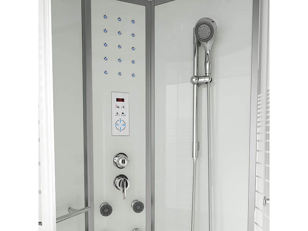 Cabine de douche Home Deluxe WHITE PEARL 90 x 90 cm