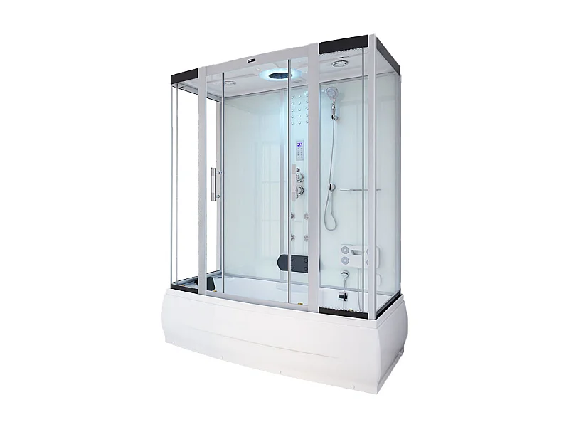 Home Deluxe Douche à vapeur DIAMOND BIG Blanc