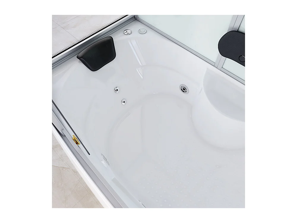 Home Deluxe Douche à vapeur DIAMOND BIG Blanc