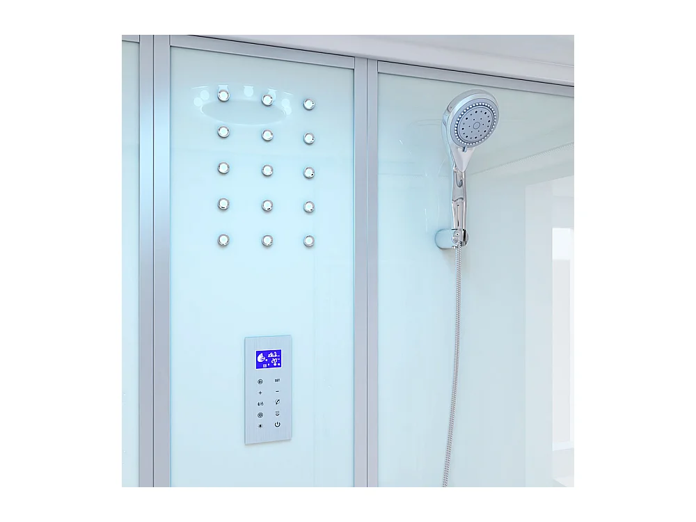Home Deluxe Douche à vapeur DIAMOND BIG Blanc