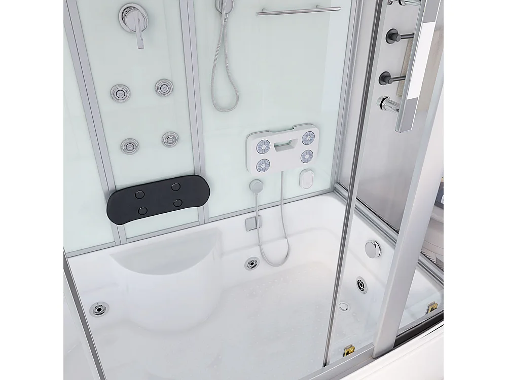 Home Deluxe Douche à vapeur DIAMOND BIG Blanc