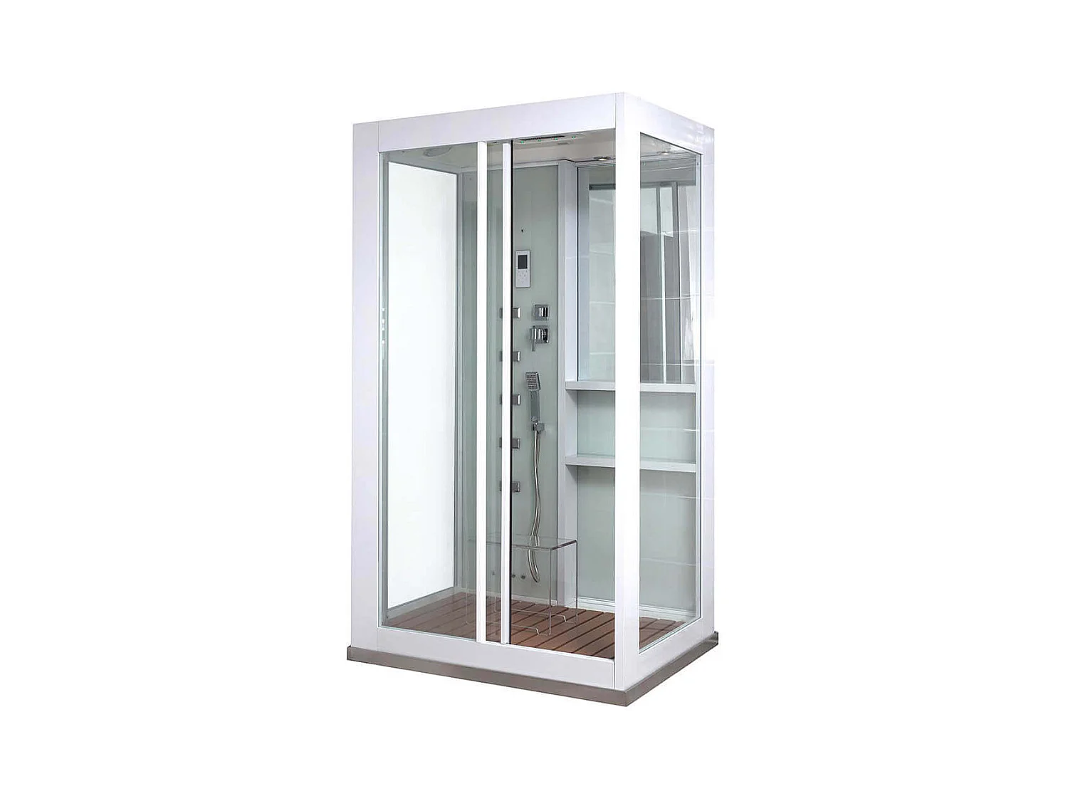 Home Deluxe Douche à vapeur WHITE LUXORY XL