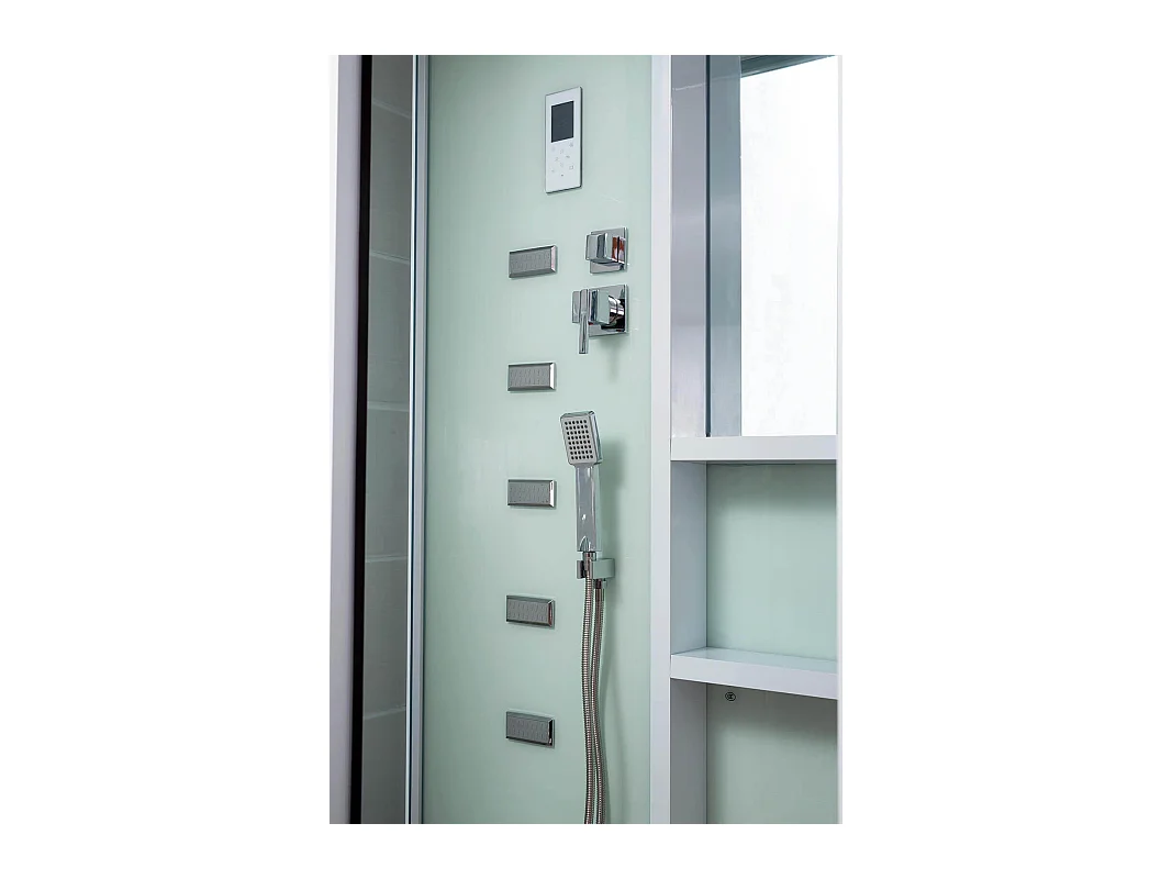 Home Deluxe Douche à vapeur WHITE LUXORY XL