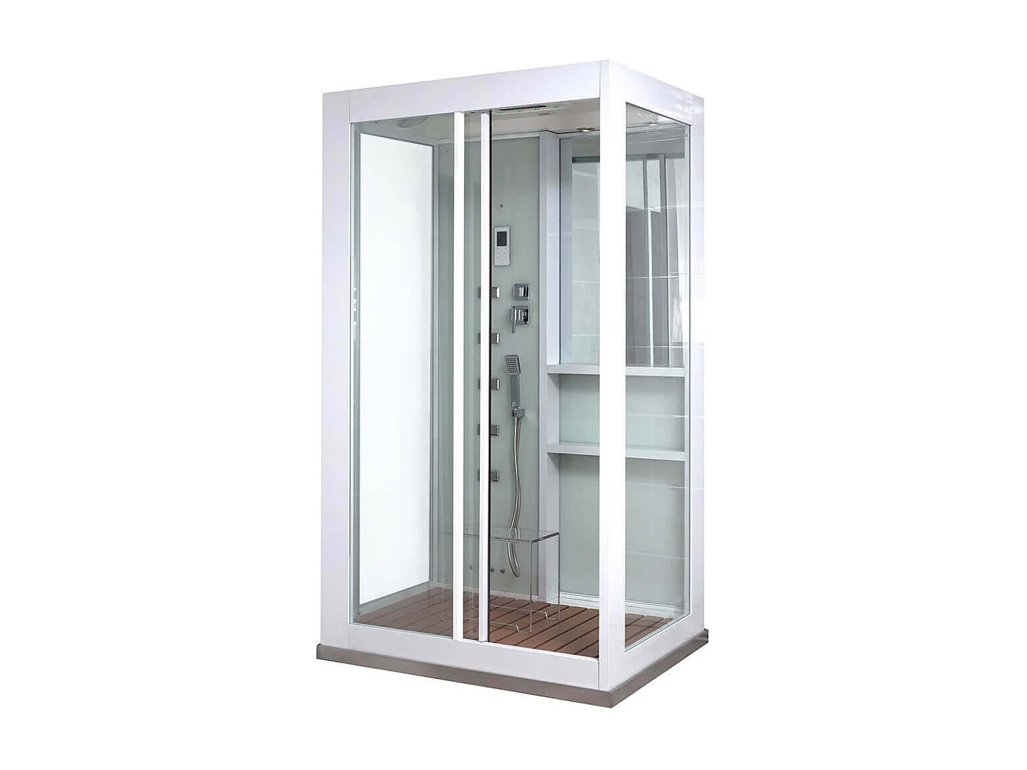 Home Deluxe Douche à vapeur WHITE LUXORY XL