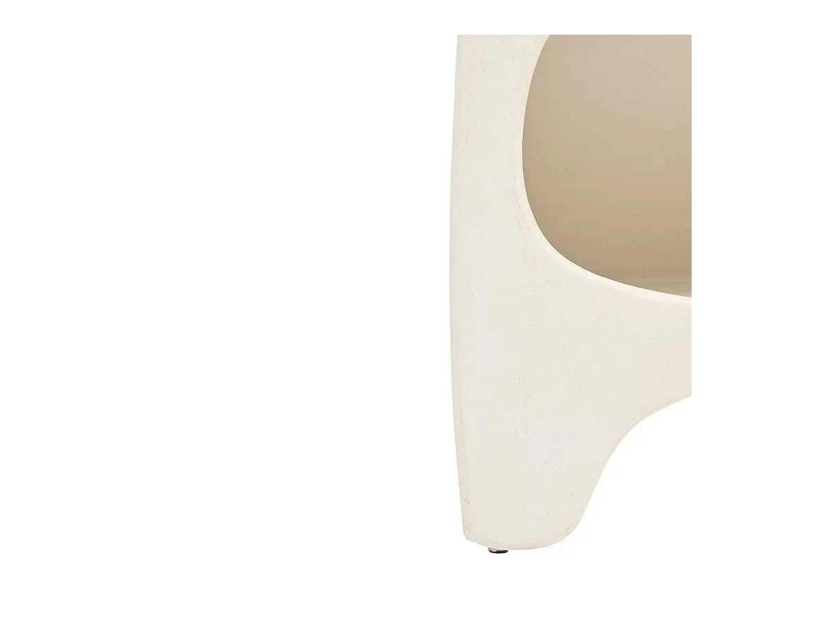 Etagère meuble de rangement coloris ivoire - Longueur 80,5 x Profondeur 36,2 x Hauteur 181,2 cm