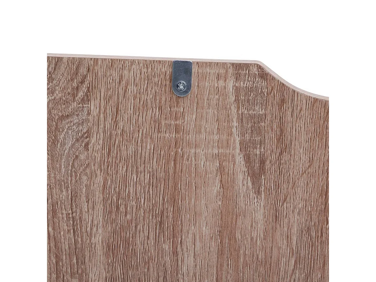 Etagère 4 cases meuble de rangement coloris effet bois clair - Longueur 67,5 x largeur 32 x Hauteur 67,5 cm