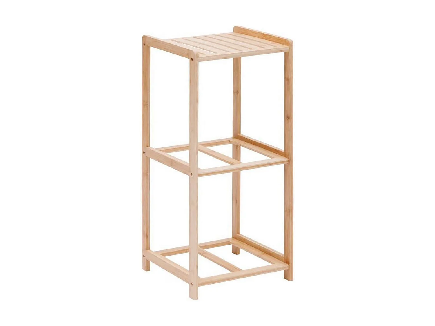 Etagère meuble de rangement avec 2 bacs - Longueur 34,7 x Profondeur 33 x Hauteur 77,5 cm