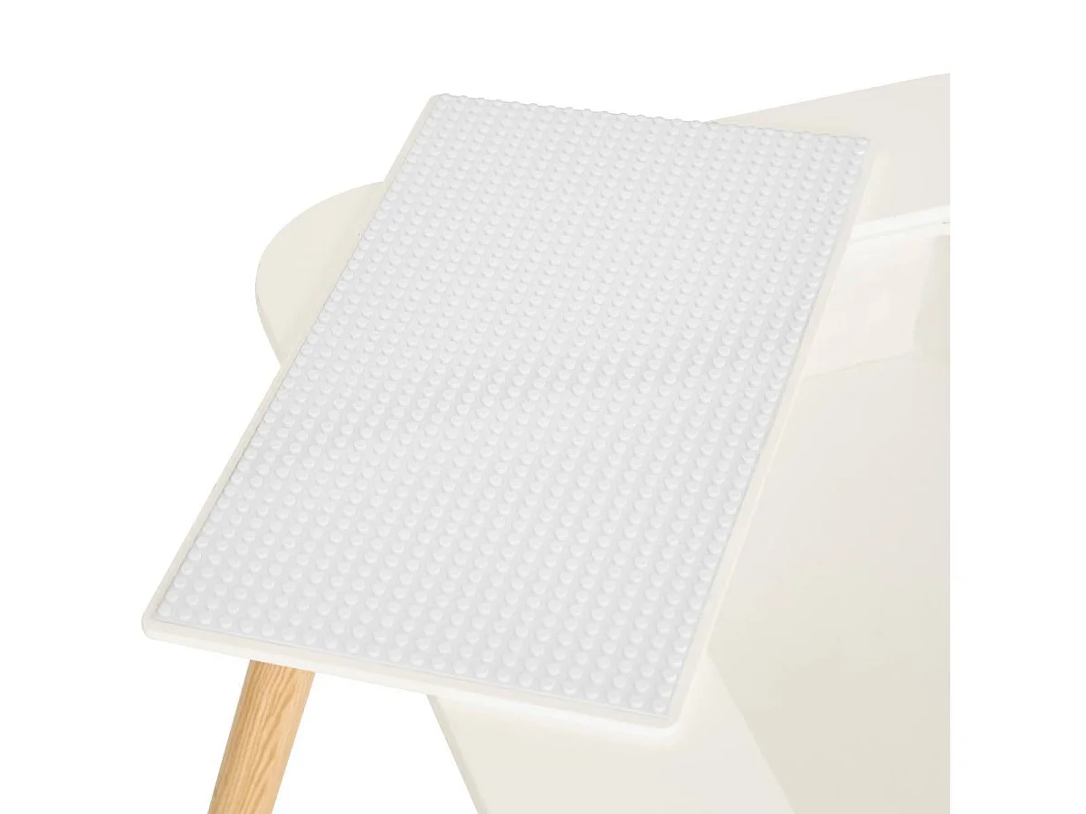 Table de jeu enfant avec plateau réversible - Longueur 68,5 x largeur 46,5 x Hauteur 43 cm