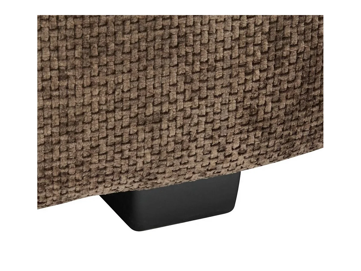 Canapé 3 places Sofa Fauteuil coloris marron - Longueur 212 x Profondeur 97 x Hauteur 76 cm