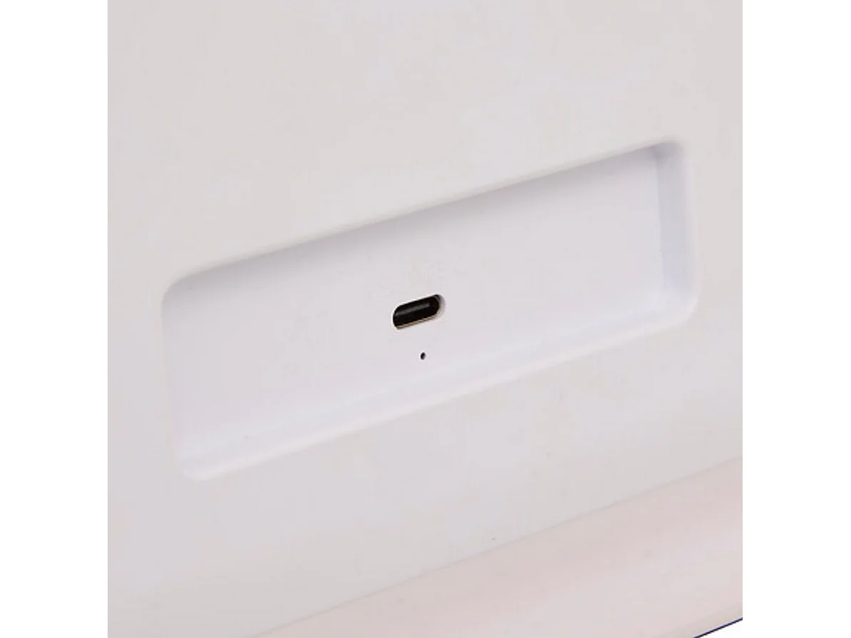 Miroir pivotant avec éclairage LED écran tactile coloris Blanc - Longueur 35 x Profondeur 7 x Hauteur 43 cm