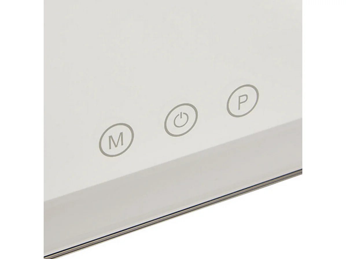 Miroir avec éclairage 14 LED écran tactile coloris Blanc -Longueur 50 x Profondeur 10 x Hauteur 42.5 cm