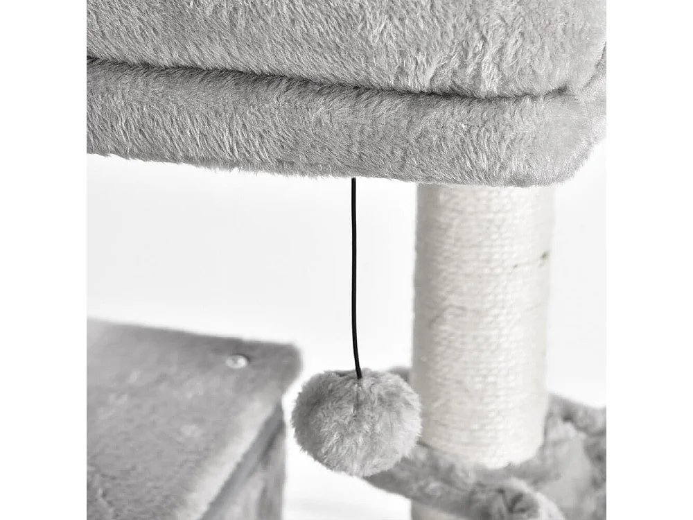 Home Deluxe Arbre à chat RUBY Gris