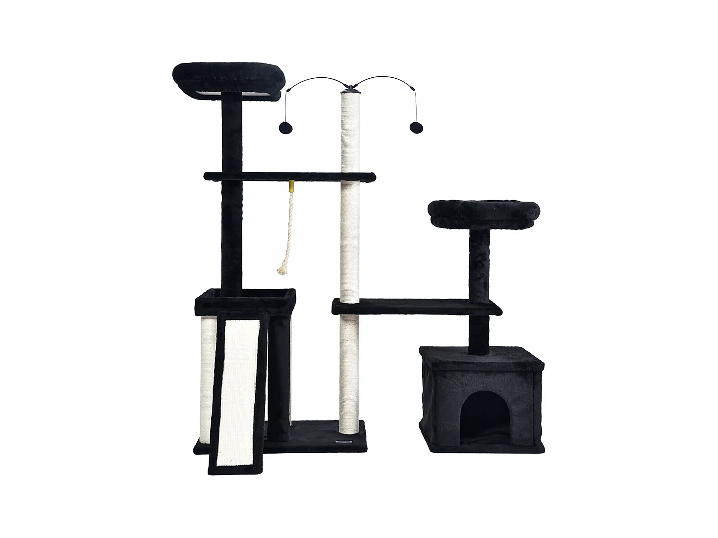 Home Deluxe Arbre à chat JAX Noir