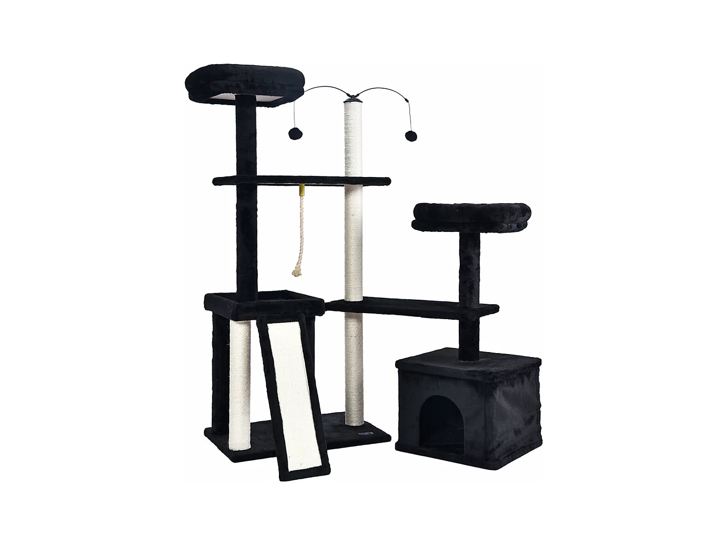 Home Deluxe Arbre à chat JAX Noir