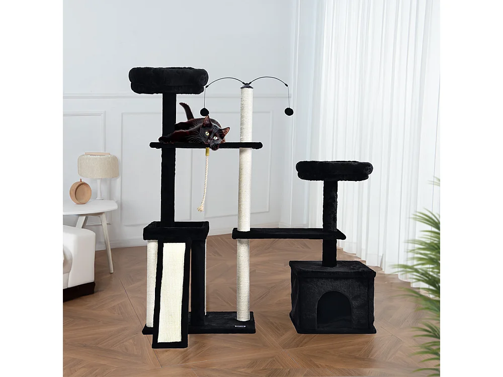 Home Deluxe Arbre à chat JAX Noir