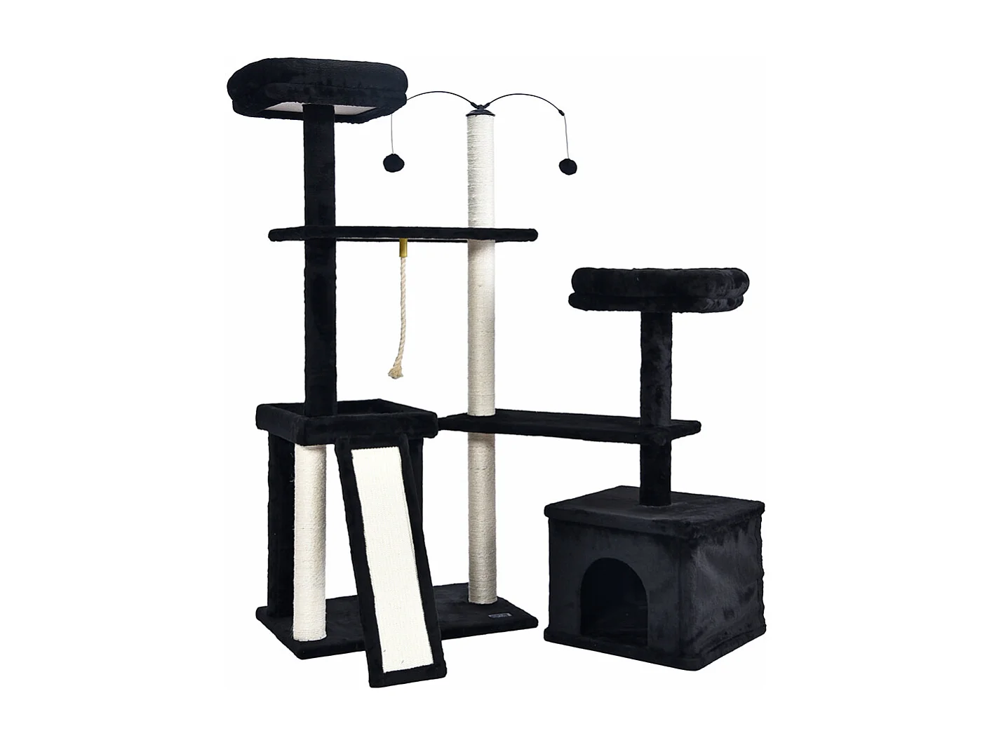 Home Deluxe Arbre à chat JAX Noir
