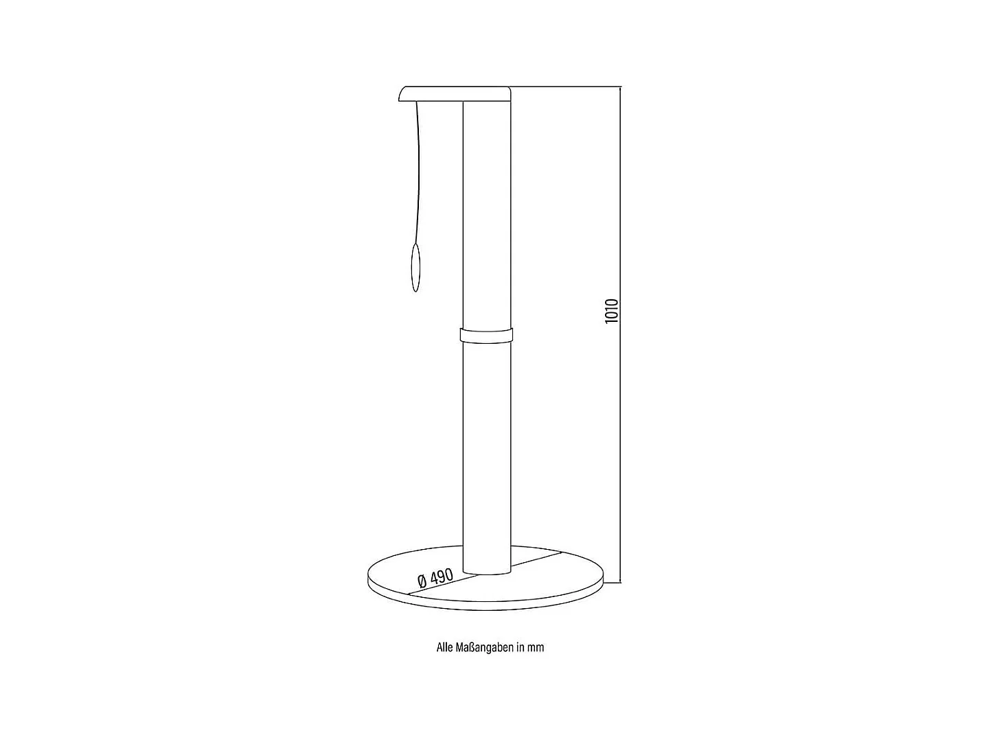 Home Deluxe Poteau griffoir NEVA Beige