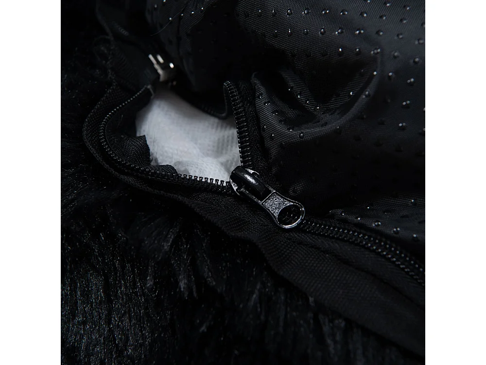 Home Deluxe Lit pour animaux domestiques MUFFIN Noir M