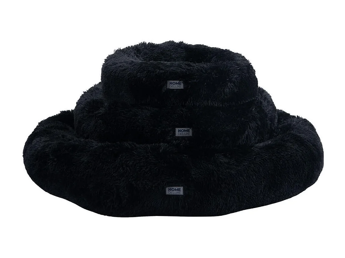 Home Deluxe Lit pour animaux domestiques MUFFIN Noir S