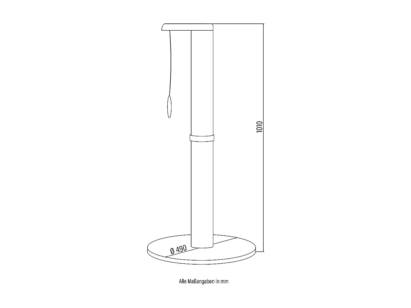 Home Deluxe Poteau griffoir NEVA Gris