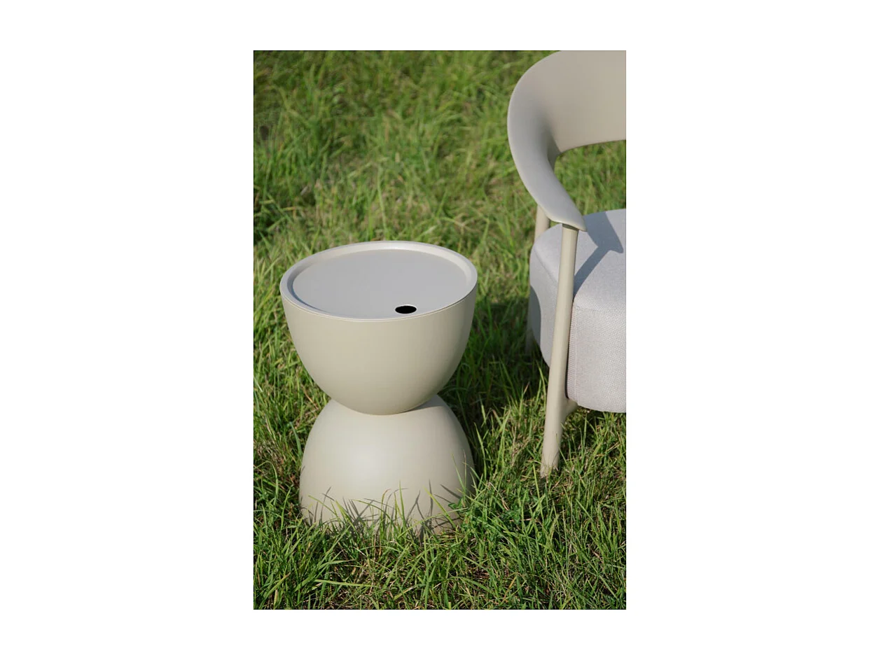 Table d'appoint avec rangement outdoor indoor Mara