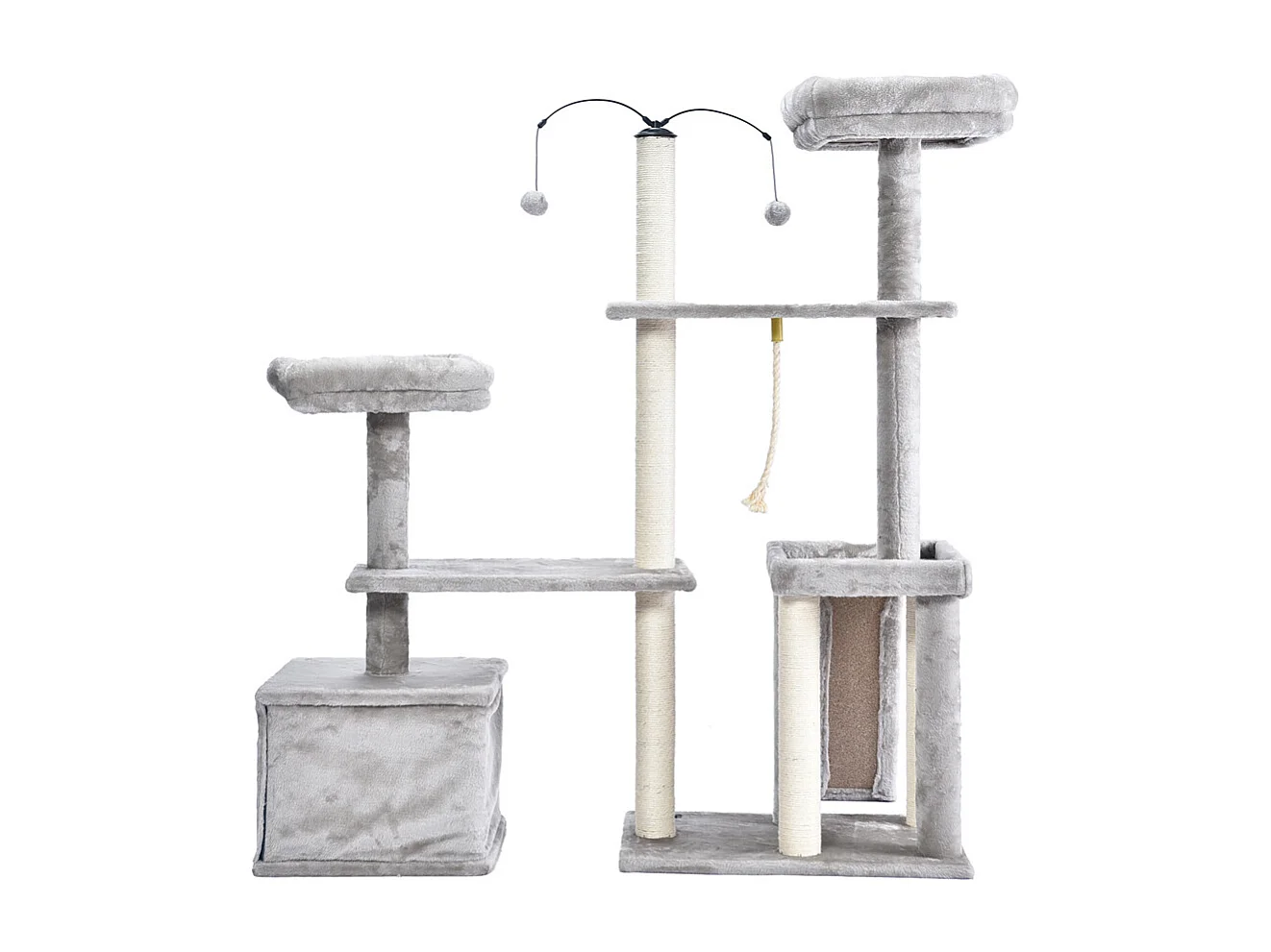 Home Deluxe Arbre à chat JAX Gris