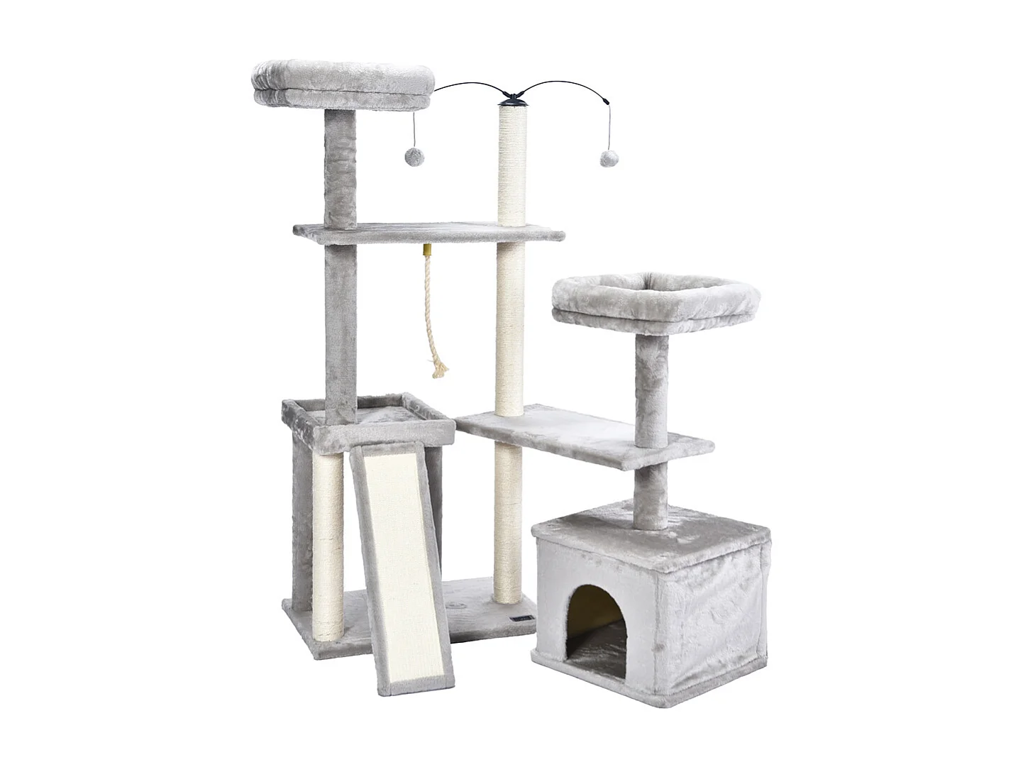 Home Deluxe Arbre à chat JAX Gris