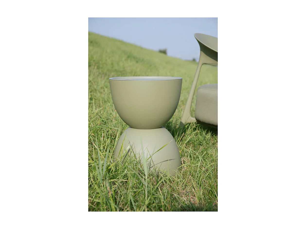 Table d'appoint avec rangement outdoor indoor Mara