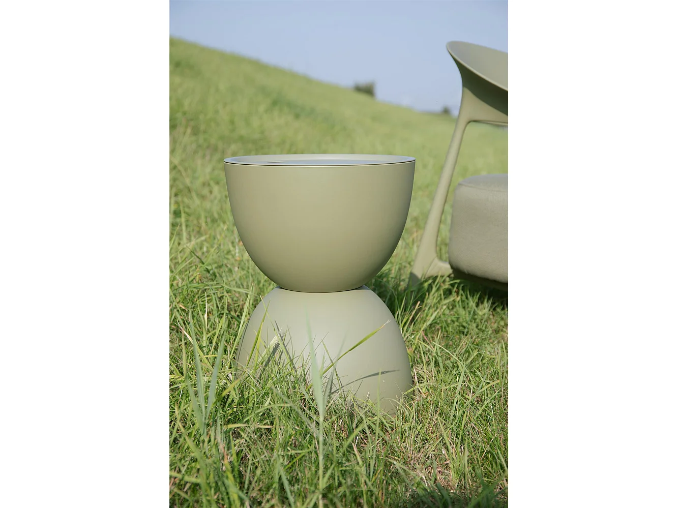 Table d'appoint avec rangement outdoor indoor Mara