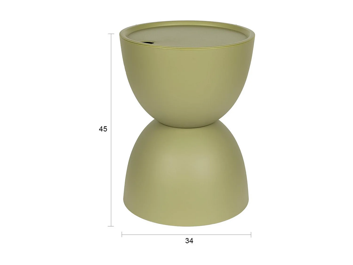 Table d'appoint avec rangement outdoor indoor Mara