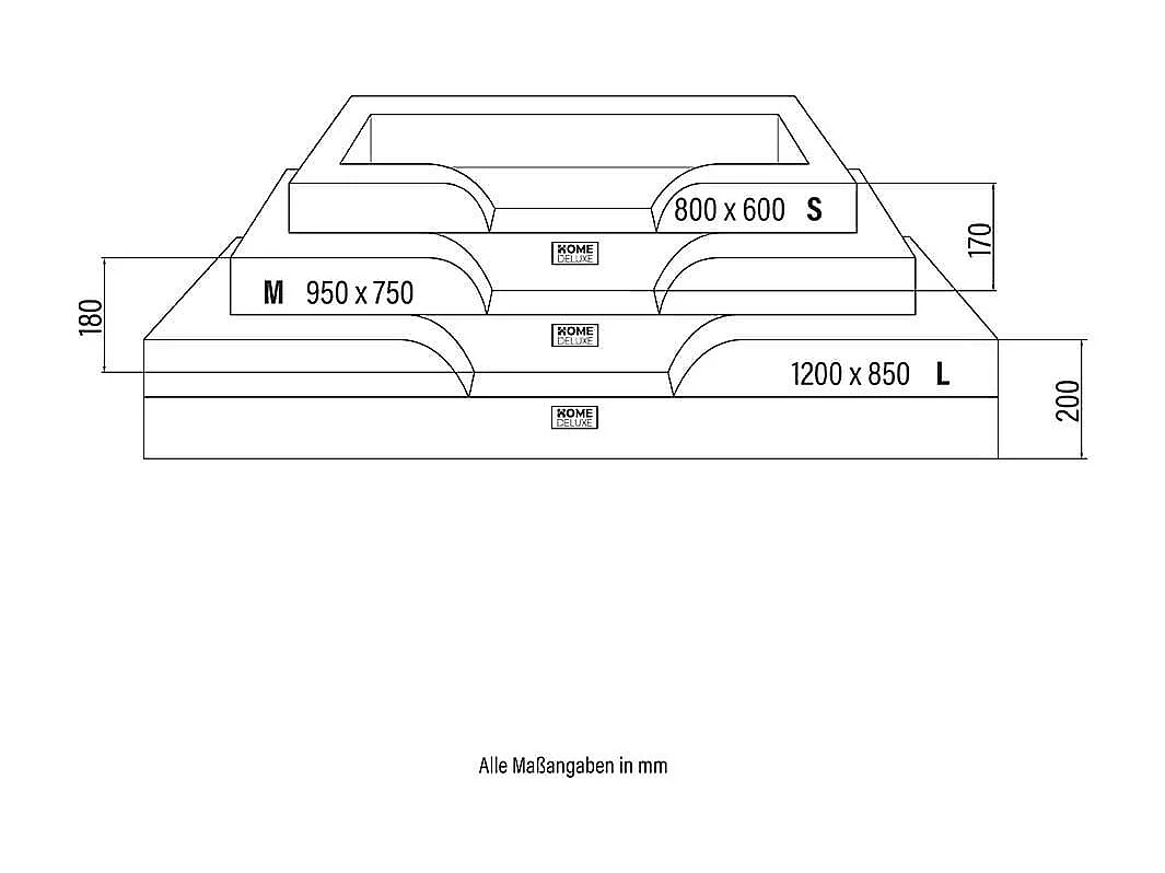 Home Deluxe Lit pour animaux SCOOBY S