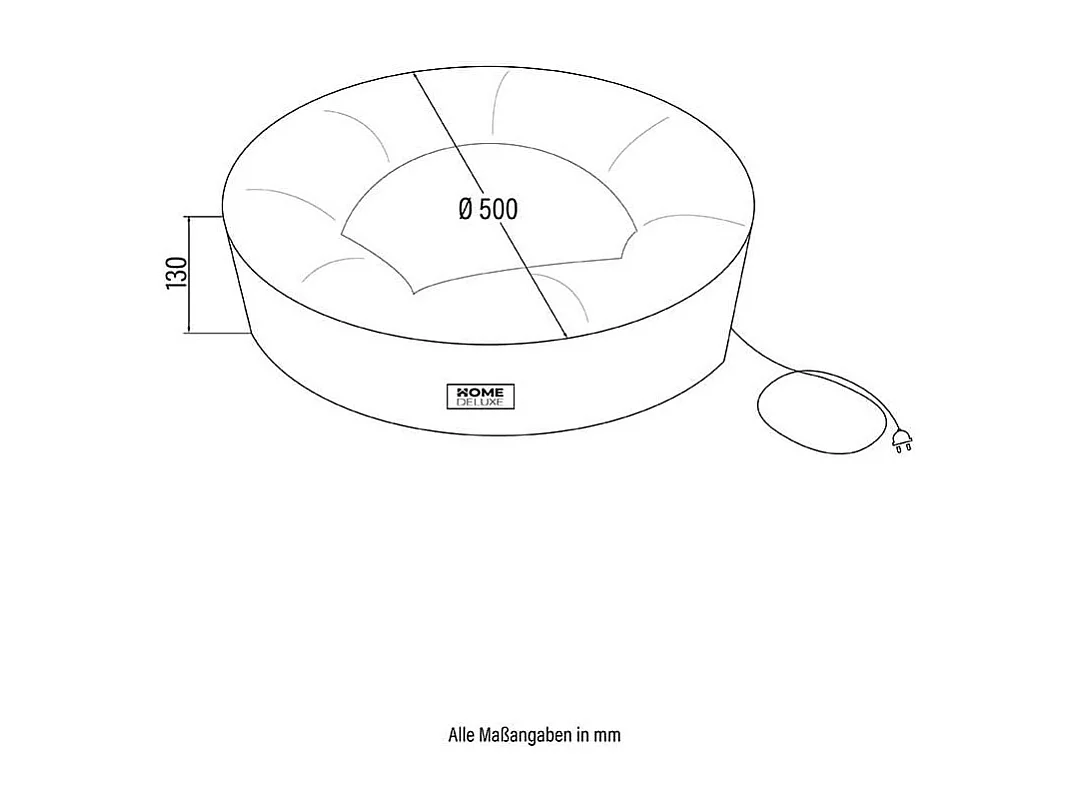 Home Deluxe Lit pour animaux COMFY