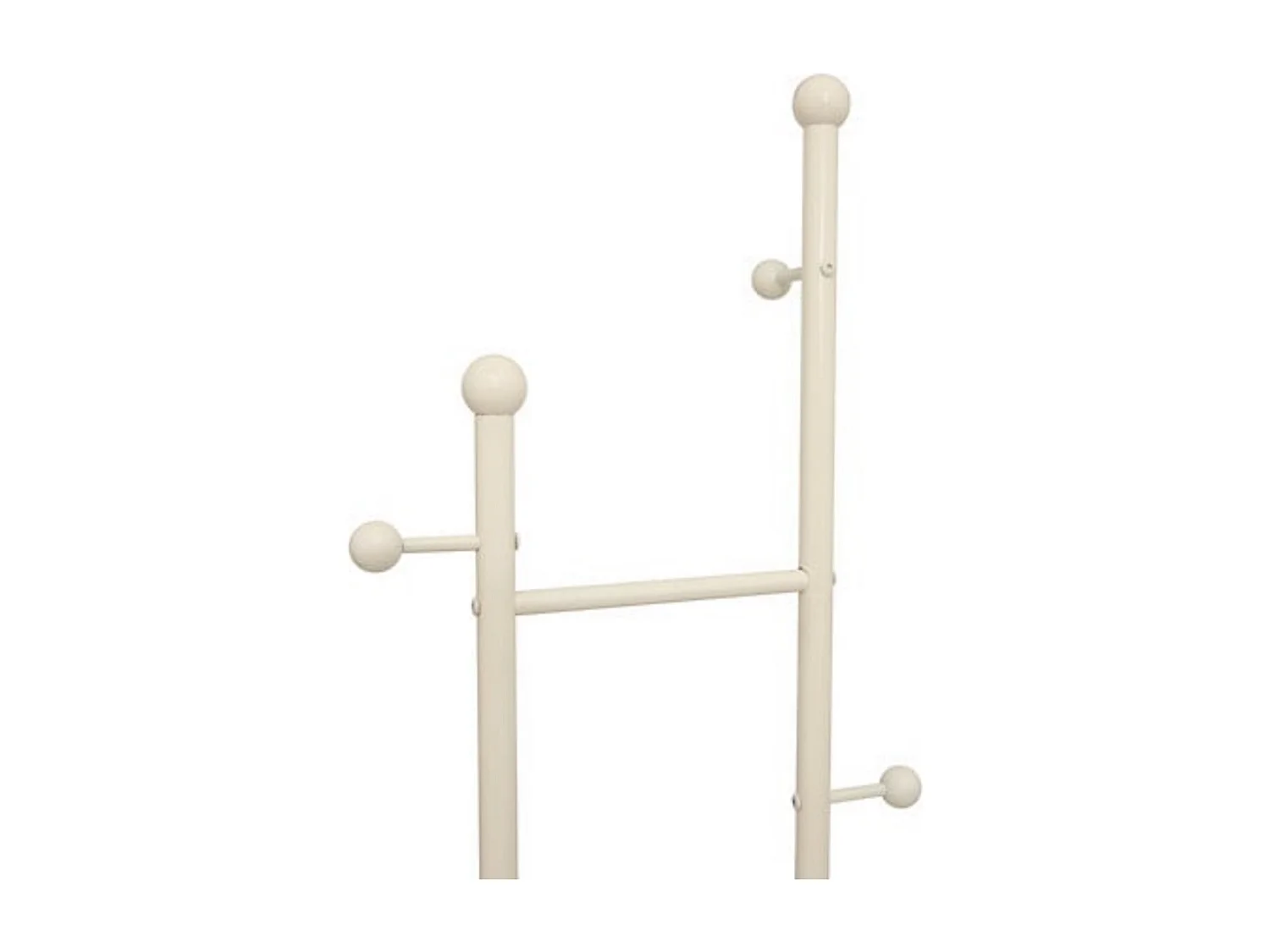 Porte manteaux avec 6 accroches coloris argile - Longueur 40 x Profondeur 30 x Hauteur 187,5 cm