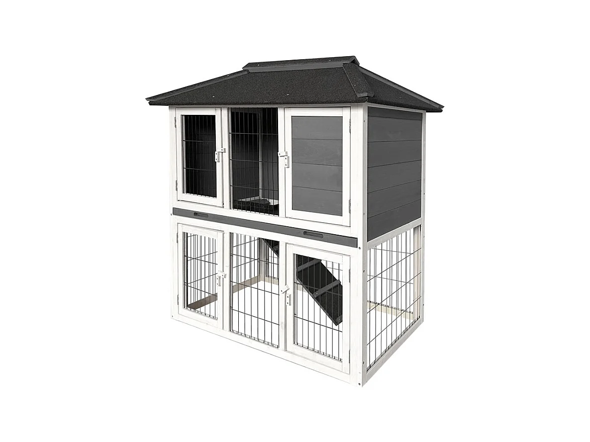 Home Deluxe Clapier à lapins TOCA - 115 x 115 cm