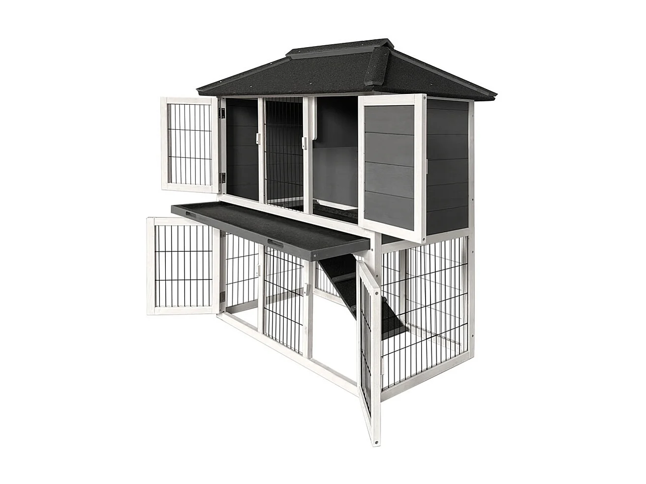 Home Deluxe Clapier à lapins TOCA - 115 x 115 cm