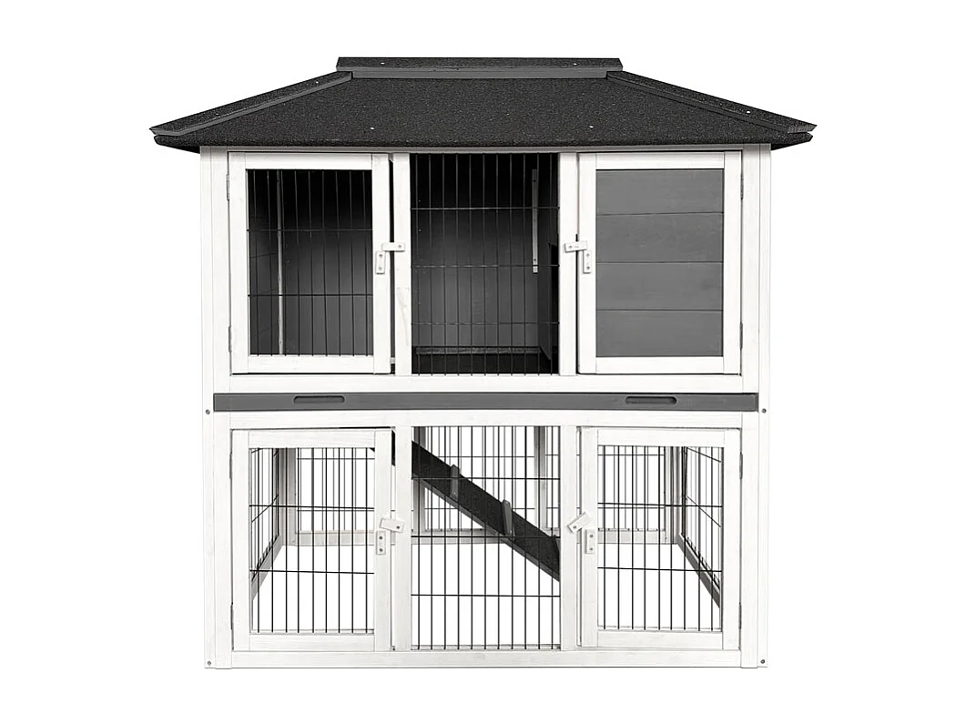 Home Deluxe Clapier à lapins TOCA - 115 x 115 cm