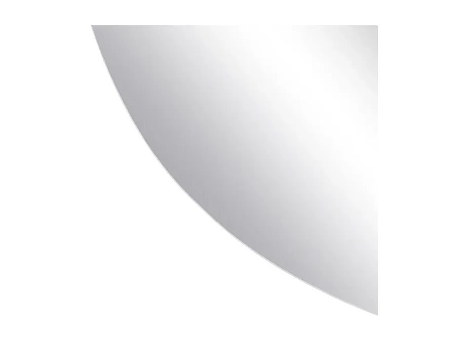 Miroir mural forme libre verre 60 cm fixation invisible design CINEA