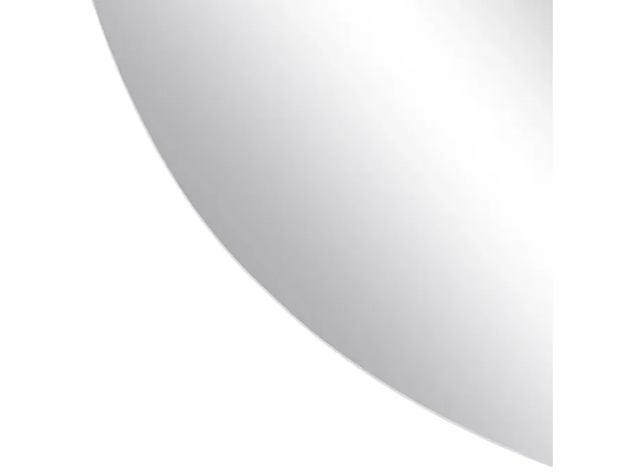 Miroir mural forme libre verre 60 cm fixation invisible design CINEA