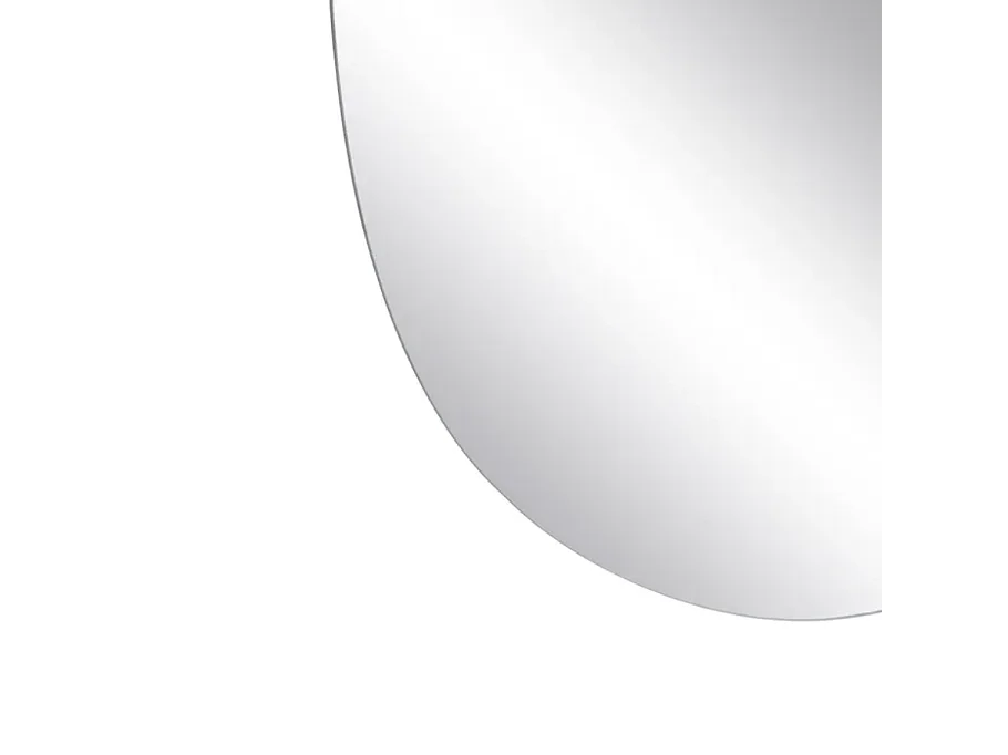 Miroir mural forme libre verre 60 cm fixation invisible design CINEA