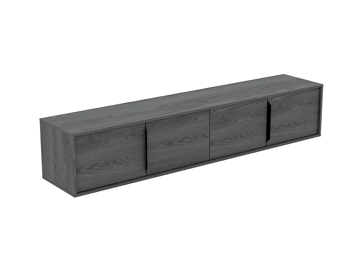 4-deurs TV-wandmeubel 200 cm Boris Grey