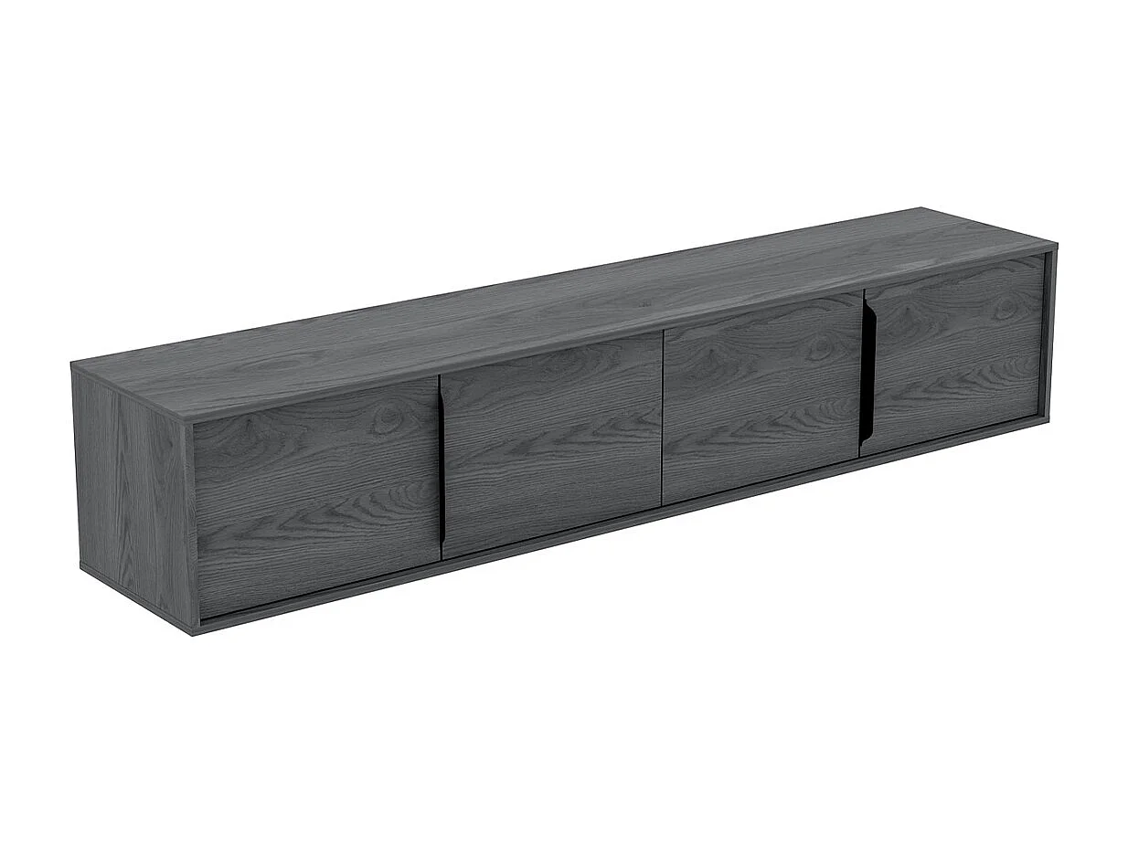 4-deurs TV-wandmeubel 200 cm Boris Grey
