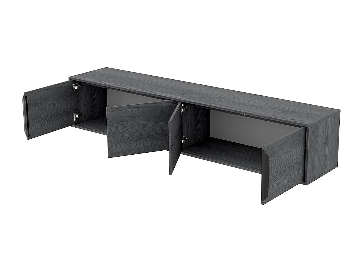 4-deurs TV-wandmeubel 200 cm Boris Grey