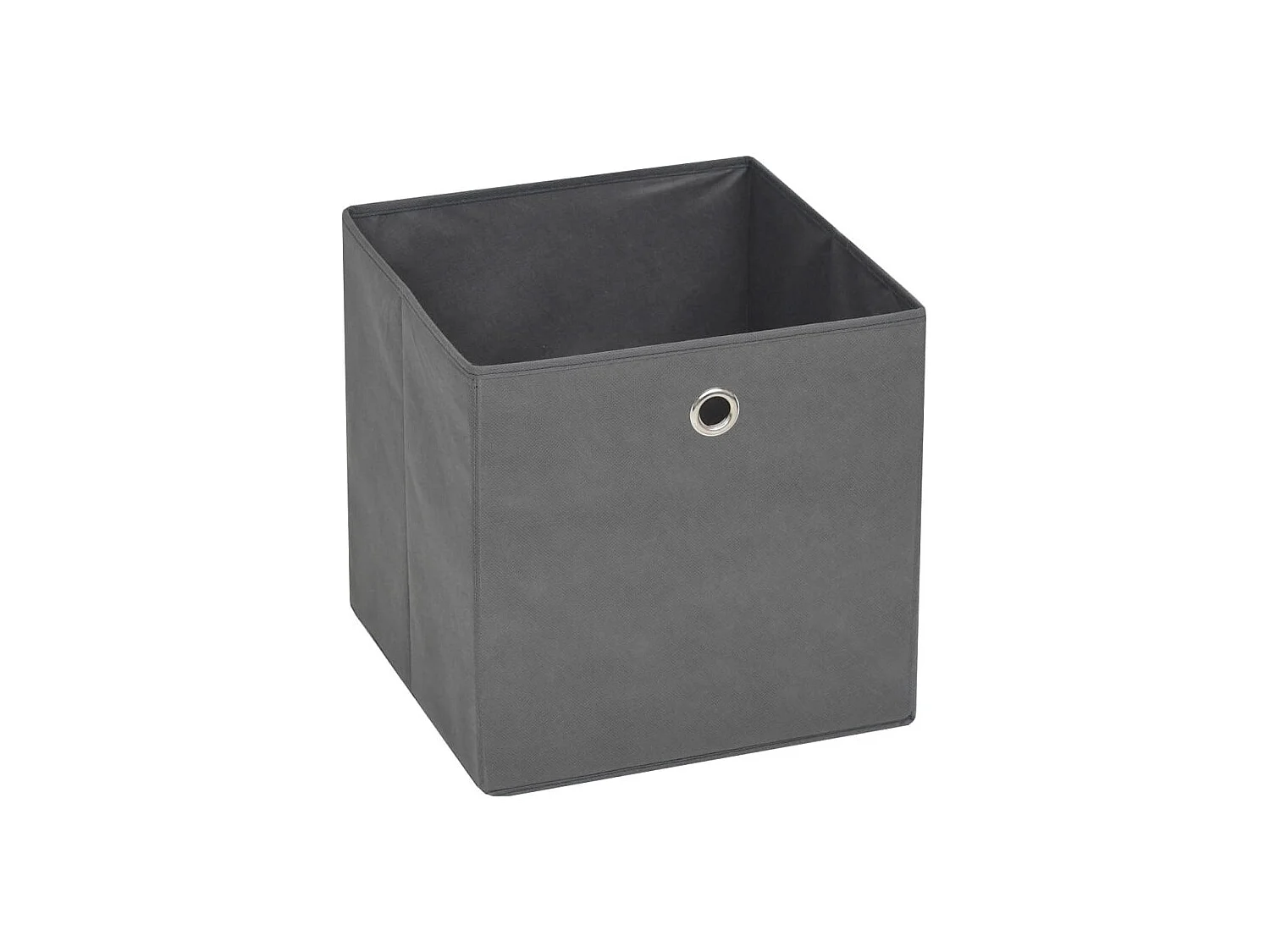 Boîte de rangement 10 pcs Tissu non tissé 32x32x32 cm Gris