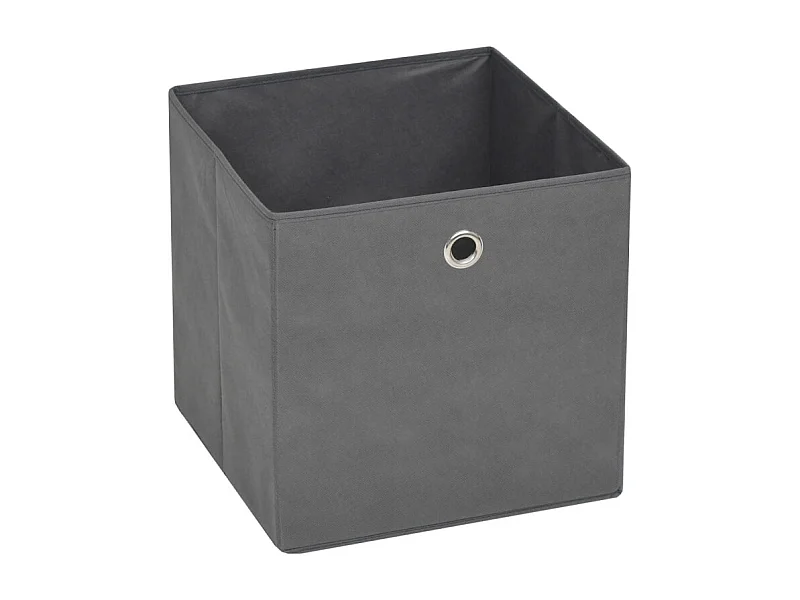 Aufbewahrungsboxen 10 Stk. Vliesstoff 32 x 32 x 32 cm Grau